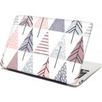 Sablio Samolepka na notebook Barevné stromky - 38x26 cm – Zboží Živě
