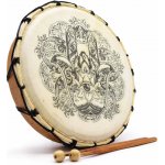 AWM Hamsa Šamanský Buben se Dvěmi Paličkami - 30 cm – Zboží Dáma