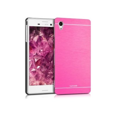 Pouzdro kwmobile Hliníkové Sony Xperia M4 Aqua růžové