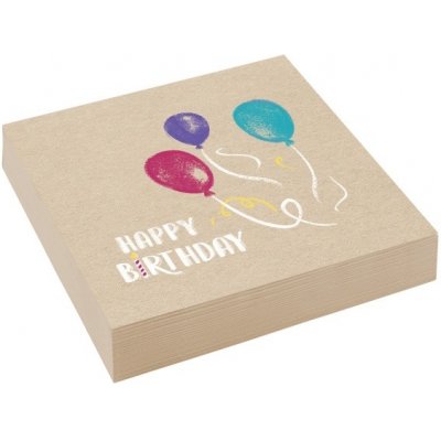 Amscan ubrousky My Birthday Party 20ks 33x33cm – Hledejceny.cz