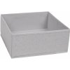 Úložný box Compactor Boston L Organizér 28 x 28 x 12 cm šedý