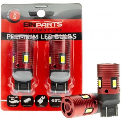 EINPARTS LED žárovky W21/5W 7443 4 SMD 3570 Canbus - 2 Kusy - EPL319 – Hledejceny.cz