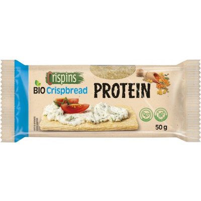 Crispins proteinový křehký plátek Bio 50 g – Zboží Dáma