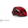 Cyklistická helma MET Strale červená metalická lesklá 2021