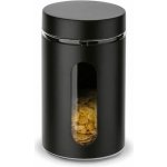 Tadar Dóza na potraviny skleněná černá 10 x 18 1 l – Zboží Mobilmania