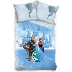 Carbotex povlečení do postýlky Frozen ledové království Pravé přátelství modré 100 x 135 cm 40 x 60cm – Hledejceny.cz