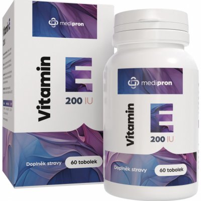 medipron Vitamin E 200 IU 60 tobolek – Hledejceny.cz