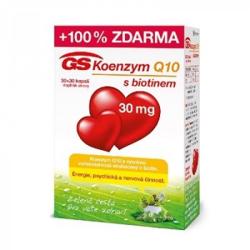 GS Koenzym Q10 30 mg 60 kapslí