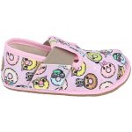Pegres barefoot papuče BF01 Donut ružová – Zboží Dáma