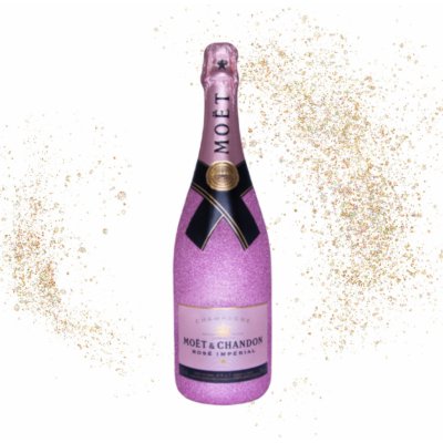 Moët & Chandon Imperial Brut Rose růžový glitter 12%, 0,75l