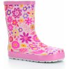 Dětská holínka Koel4Kids Fuchsia Flower wellie bare