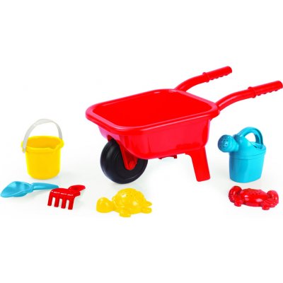 Dolu kolečko plastové červené 7ks – Zbozi.Blesk.cz