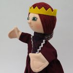 Moravská Ústředna Brno maňásek královna Isabel 28 cm – Zboží Dáma