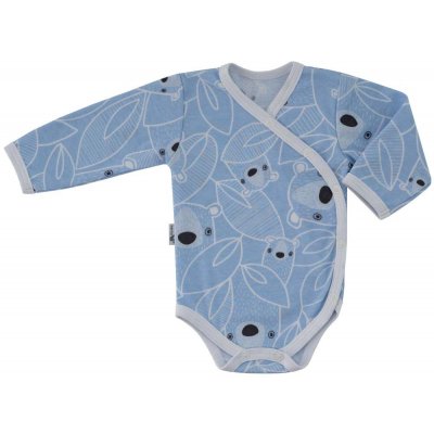 ESITO Bodyčko zavinovací Brumla Modrá – Zboží Dáma ESITO Bodyčko zavinovací Brumla Modrá – Zboží Dáma