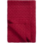 Ib Laursen Prošívaný přehoz Red Cross Stitches 130 × 180 cm, červená barva, textil – Zboží Dáma