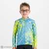 Cyklistický dres Sportful KID Thermal žltá/modrá