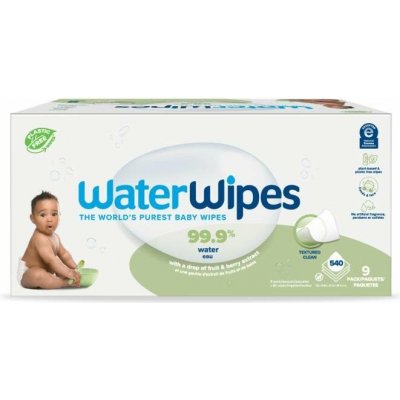 WaterWipes Dětské vlhčené ubrousky Soapberry bez obsahu plastů 9x 60 ks – Hledejceny.cz