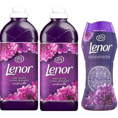 Lenor Amethyst & Floral Bouquet vůně pivoněk a planých růží avivážní prostředek 1080 ml 36 PD – Zbozi.Blesk.cz