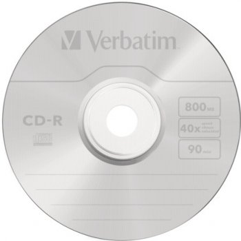 Verbatim CD-R 800MB 40x, AZO, jewel box, 10ks (43428)