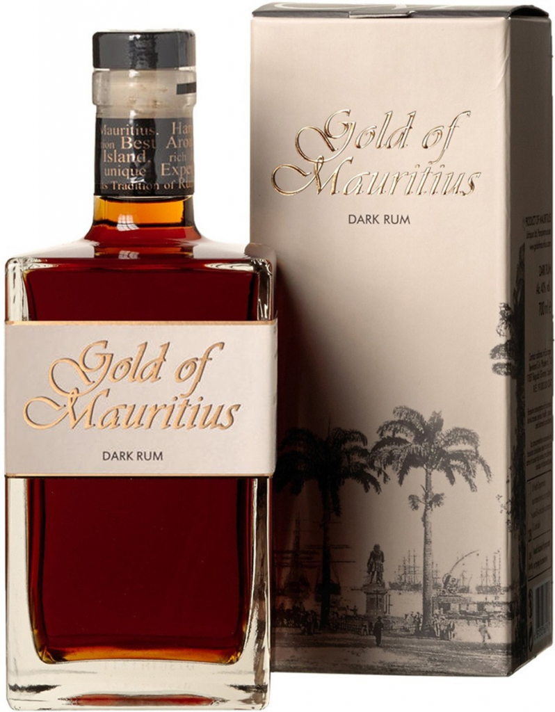 Gold of Mauritius Dark Rum 40% 0,7 l (karton)