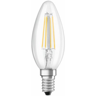 Osram LED žárovka LED E14 B35 CL 3,4W = 40W 470lm 4000K Neutrální bílá 300° CRI90 Filament SUPERSTAR+ Stmívatelná – Hledejceny.cz