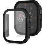 PROTEMIO 67662 PC FULL COVER Plastový kryt se sklem pro Apple Watch SE/SE 2022/SE 2023 (40mm) černý – Zboží Mobilmania