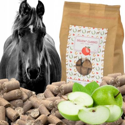 Delizia Pamlsky pro koně jablko 1 kg – Zboží Dáma