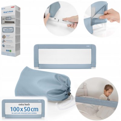 Reer zábrana na postel 100 cm Blue/Grey – Hledejceny.cz