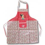 Dortisimo Kuchyňská zástěra s červenými květinami – Zboží Mobilmania