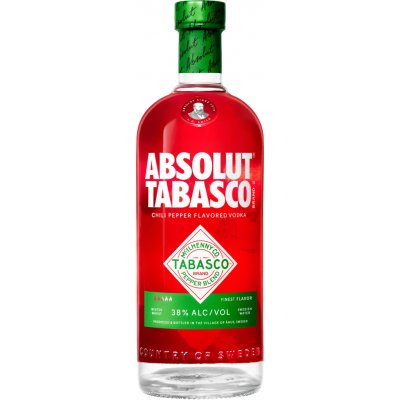 Absolut Tabasco 38% 0,7 l (holá láhev) – Hledejceny.cz