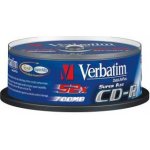 Verbatim CD-R 700MB 52x, Extra Protection, slim, 200ks (43347) – Zboží Živě