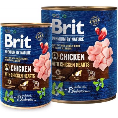 Brit Premium by Nature Dog Chicken With Chicken Hearts 400 g – Zbozi.Blesk.cz