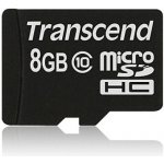 Transcend microSDHC Class 10 8 GB TS8GUSDC10 – Zboží Mobilmania