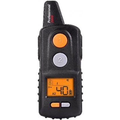 Dog Trace Vysílač k elektronickému obojku DOG TRACE d-control professional 2000 černý s LED displejem (dosah 2000) – Hledejceny.cz