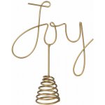Textilomanie Vánoční ozdoba GOLD JOY 21 cm, zlatá – Hledejceny.cz