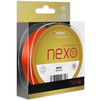 Delphin Nexo 8 Fluo Oranžová 300 m 0,14 mm 18,9 lbs – Zbozi.Blesk.cz