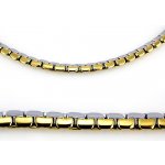 MPM Ocelový řetízek z chirurgické oceli chain 7574 Bicolor – Sleviste.cz