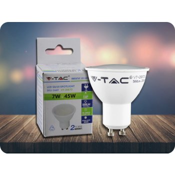 V-tac GU10 LED žárovka 7W Stmívatelná Studená bílá