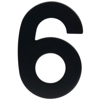 RICHTER číslo domovní č.6 95mm nerez ČER – Zbozi.Blesk.cz