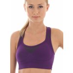 Brubeck CROP TOP Fitness Fialová – Sleviste.cz