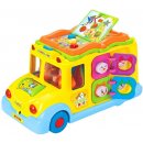 Huile Toys multifunkční interaktivní školní autobus se zvířátky a zvuky