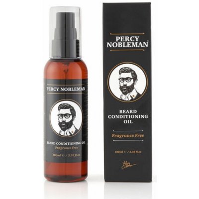 Percy Nobleman Beard Care vyživující olejový kondicionér na vousy (Signature Scented, 99% Organic Ingredients) 100 ml – Zboží Dáma