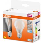 Osram sada 2x LED filamentová žárovka E27, A75, 7,5W, 1055lm, 4000K, neutrální bílá, matná – Hledejceny.cz
