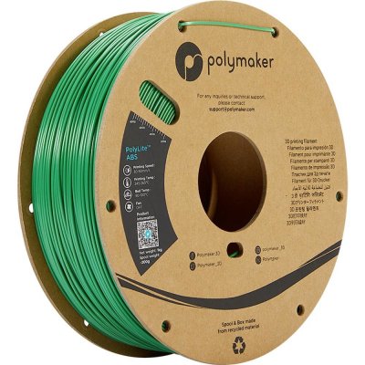 Polymaker PolyLite ABS 1,75 mm 1kg Zelená – Zboží Živě