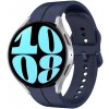 Řemínek k chytrým hodinkám PROTEMIO SILICONE Řemínek pro Samsung Galaxy Watch 6 Classic 47mm/43mm a Watch 6 44mm/40mm tmavomodrý 63496