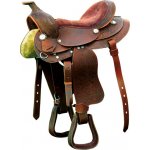 RANDOL'S Westernové sedlo Topeka pony hnědé – Zboží Dáma