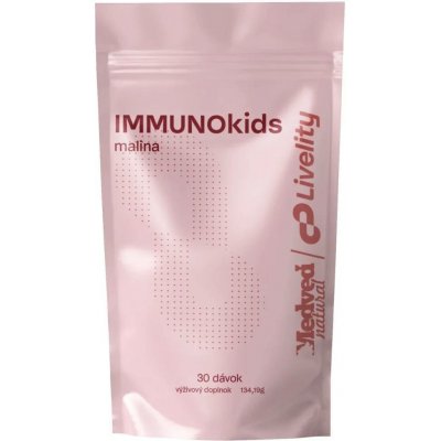 Medveď natural IMMUNO kids malina 134 g – Hledejceny.cz