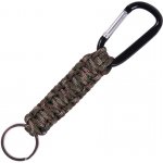 Přívěsek na klíče PARACORD s karabinou WOODLAND – Zboží Mobilmania
