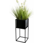 DekorStyle Květinový stojan Willa 50 cm černý – Zboží Dáma