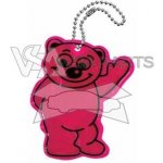 Přívěsek na klíče reflexní BEAR fialový – Zboží Dáma